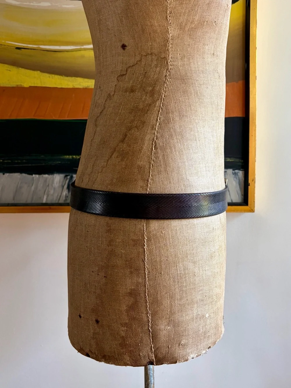 VTG Cole Haan Black Leather Belt